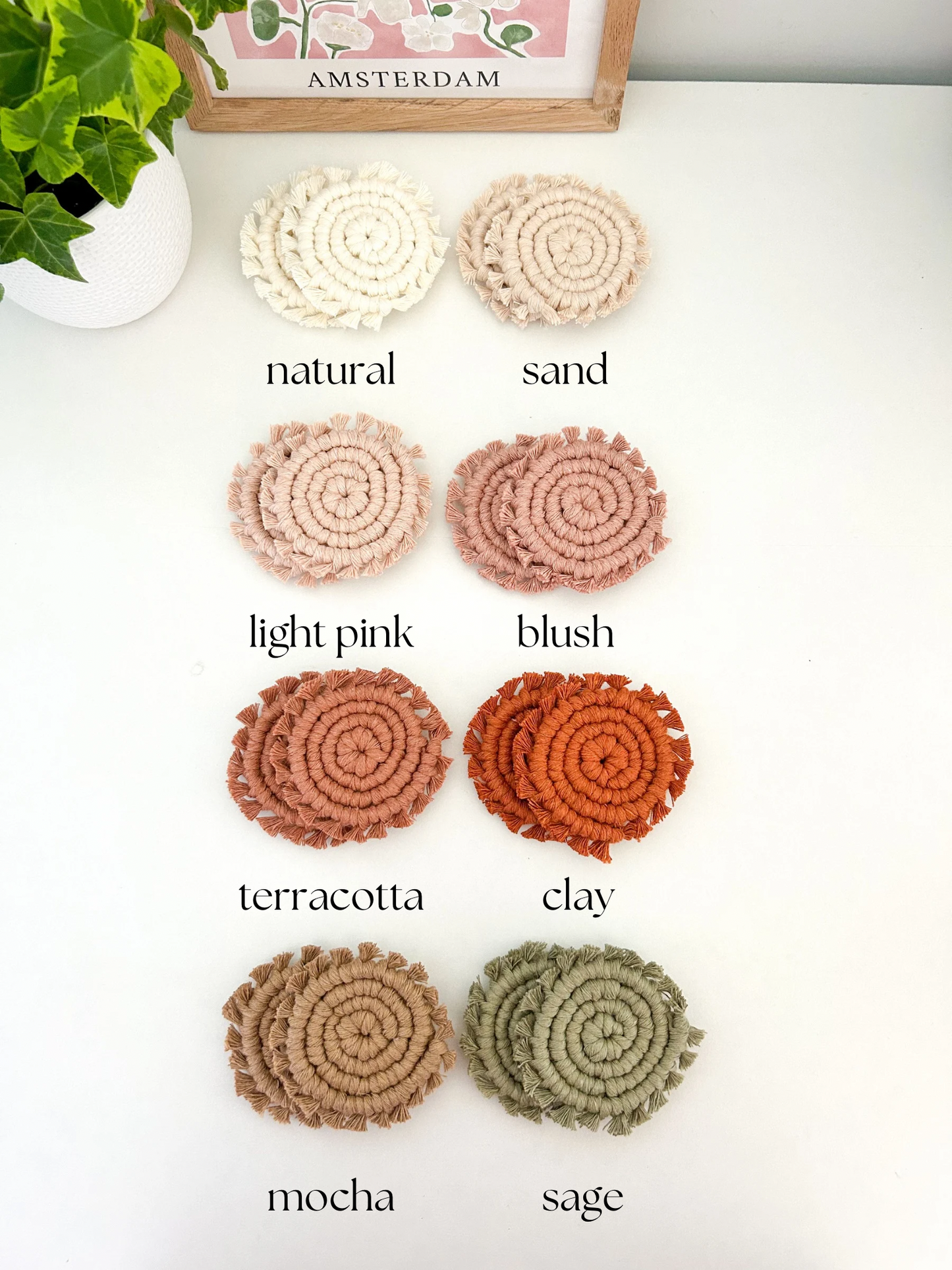 Boho Car Coasters
