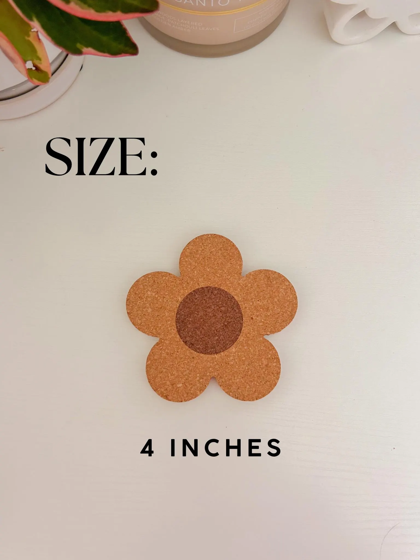 Daisy Cork Coaster Set