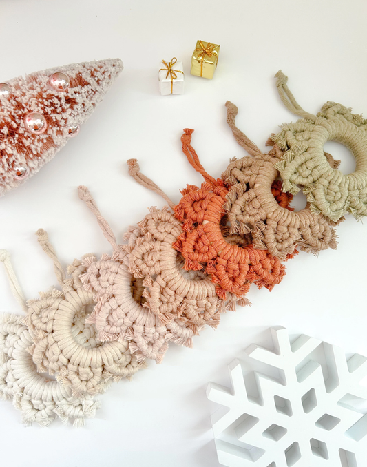 Macrame Snowflake Ornament