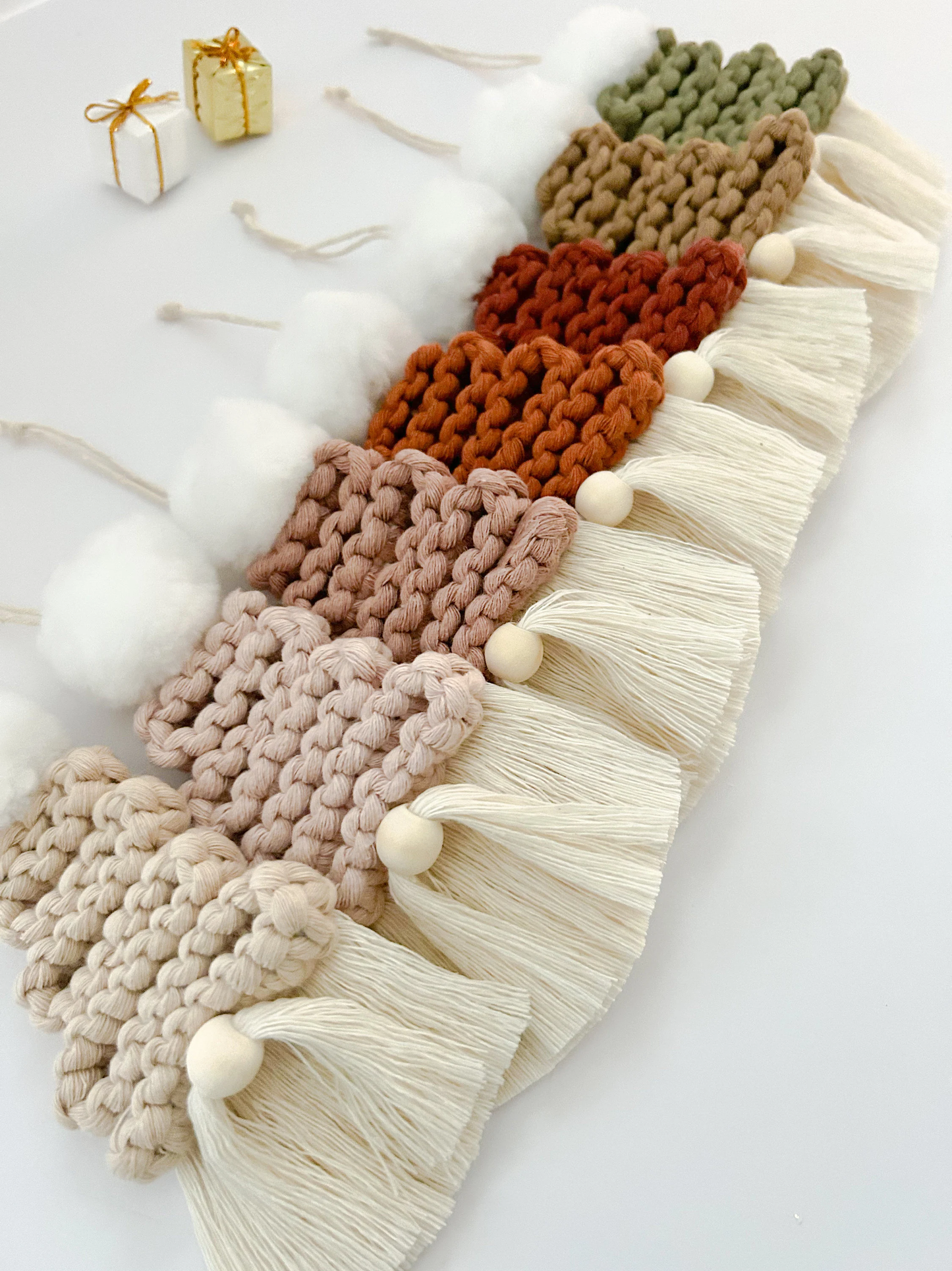 Gnome Macrame Ornament